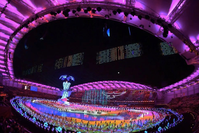 硬核! 军运会上的视觉幕后制作