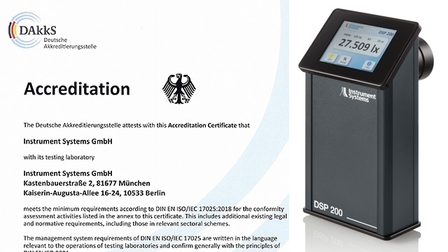德国Instrument Systems现提供在客户设备安装现场进行符合ISO 17025标准的测试服务